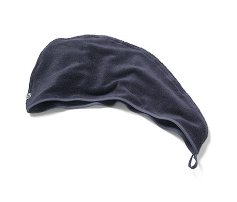 Ručníkový turban, šedý