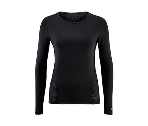 Funktionsshirt med meshindsætninger
