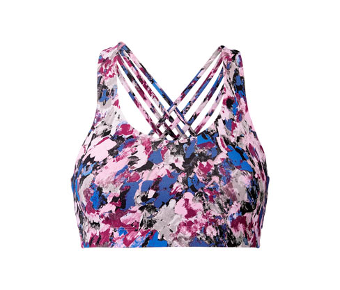 Brassière de sport, maintien léger