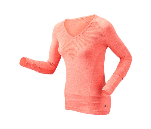 Langærmet funktionsshirt »Seamless«
