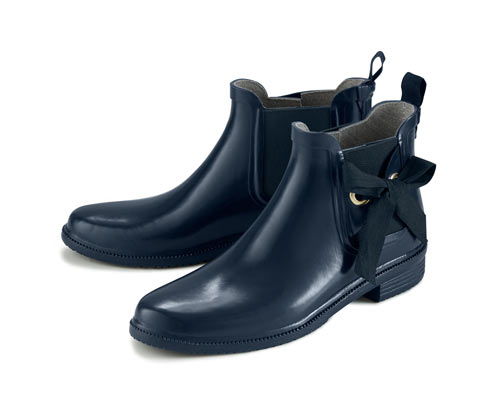Bottines de pluie avec nœud