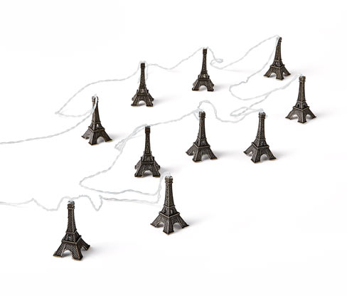 Eiffel-torony napelemes LED-es égősor