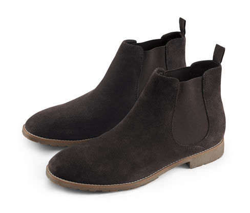 Veloursleder-Chelseaboots
