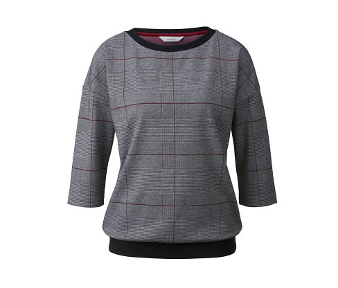 Sweatshirt mit 3/4-Ärmeln