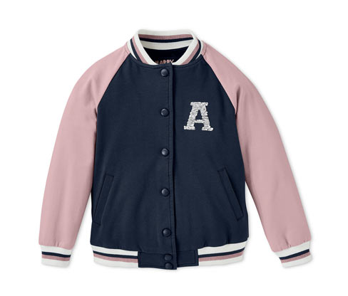 Collegejacke mit Wendepailletten