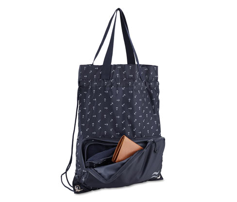 2-in-1: Shopper und Rucksack