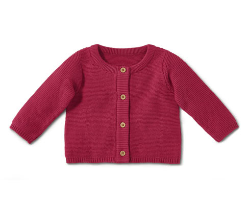 Strickjacke, himbeere