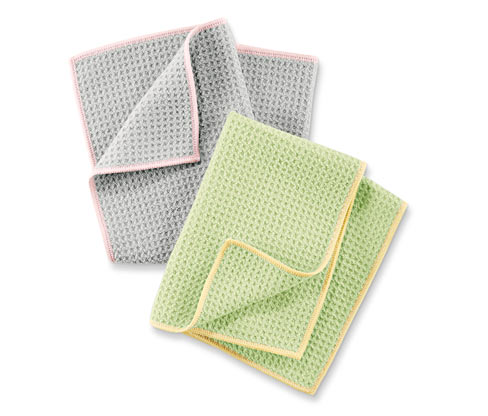 2 chiffons de séchage