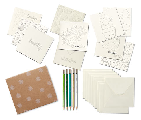 Ausmal-Karten-Set