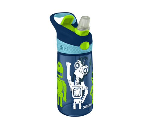 Contigo Su Şişesi Striker Navy Blue Robots_420ml