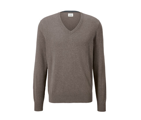 Pullover med V-udskæring