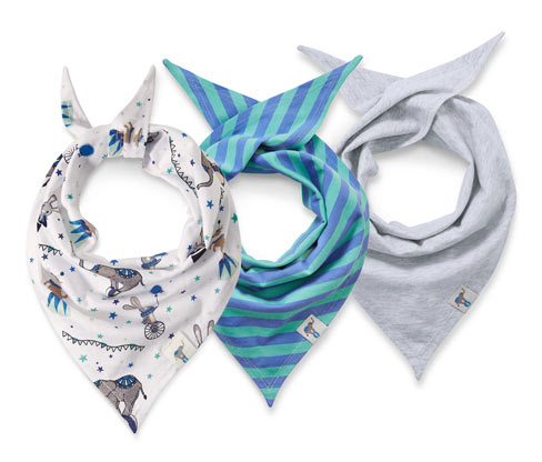 3 foulards triangulaires