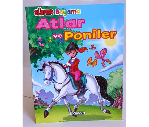 Süper Boyama - Atlar ve Poniler 1