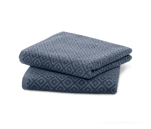 2 Jacquard-Handtücher