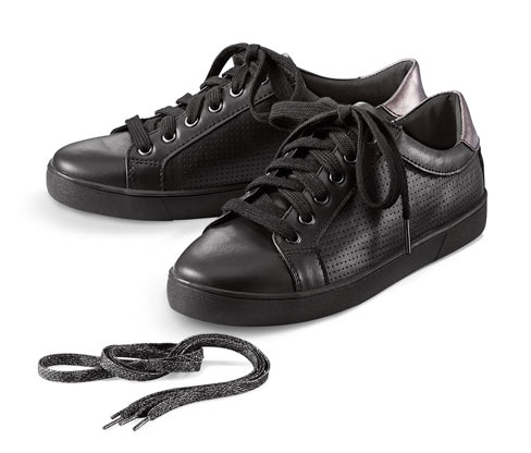 Női sneaker cipő, fekete