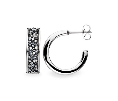 Creolen verziert mit Swarovski® Kristallen