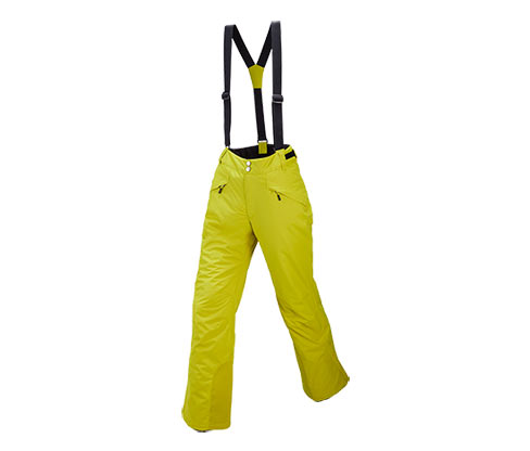 Skihose, gelb