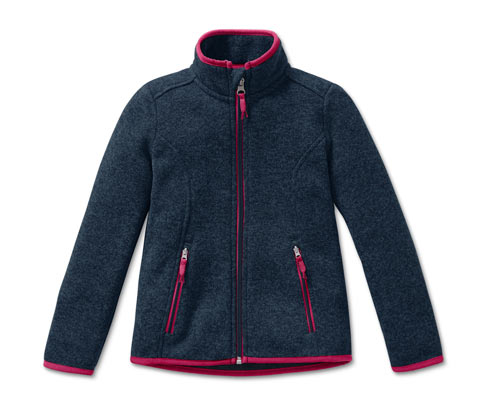 Strickfleece-Jacke