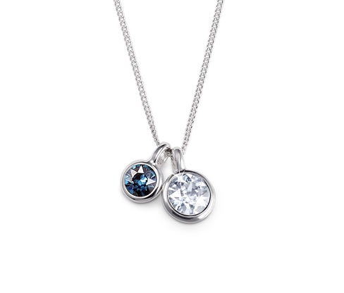 Kette verziert mit Swarovski® Kristallen
